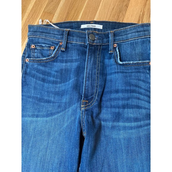 NWT GRLFRND The Reed High Rise Slim Cropped Jeans Waist 25" - Picture 3 of 9
